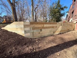2025 project season is here! Take a look at this upgraded wall in Oakwood completed by our crew members.